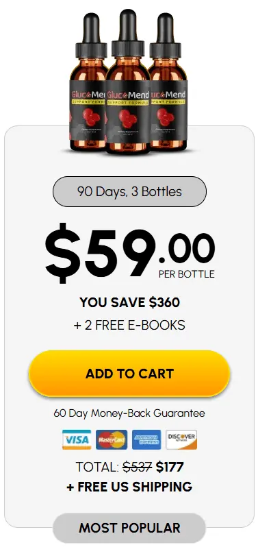 Buy GlucoMend 3 Bottle