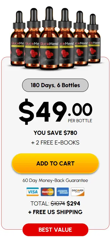 Buy GlucoMend 6 Bottle